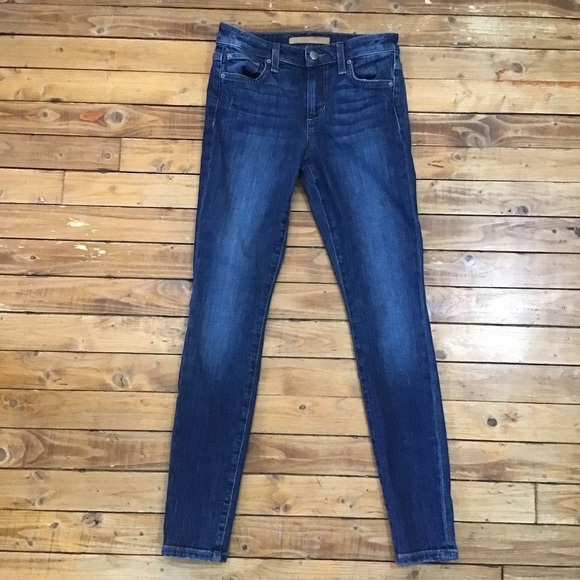 JOE’S jeans The Icon mid rise ankle skinny size 24 dark blue - Picture 2 of 11